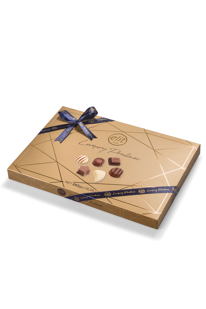 Luxury Praline Spesiyal Çikolata Altın Kutu 262g Glutensiz - 1