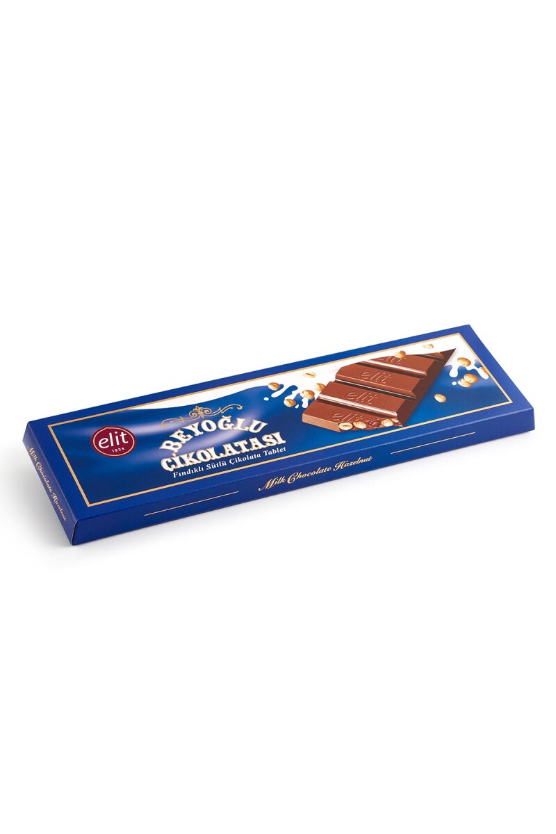 Meşhur Beyoğlu Çikolatası Fındıklı Sütlü Tablet Çikolata 300g Glutensiz - 1