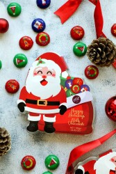 Noel Baba Sütlü Çikolata Asetat Kutu 135g Glutensiz - 1