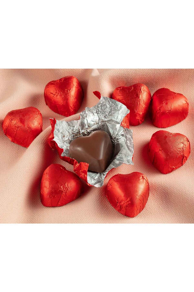Spesiyal Sütlü Love Chocolate Pembe Kutu Sevgiliye Kalp Çikolata 105g Glutensiz - 3