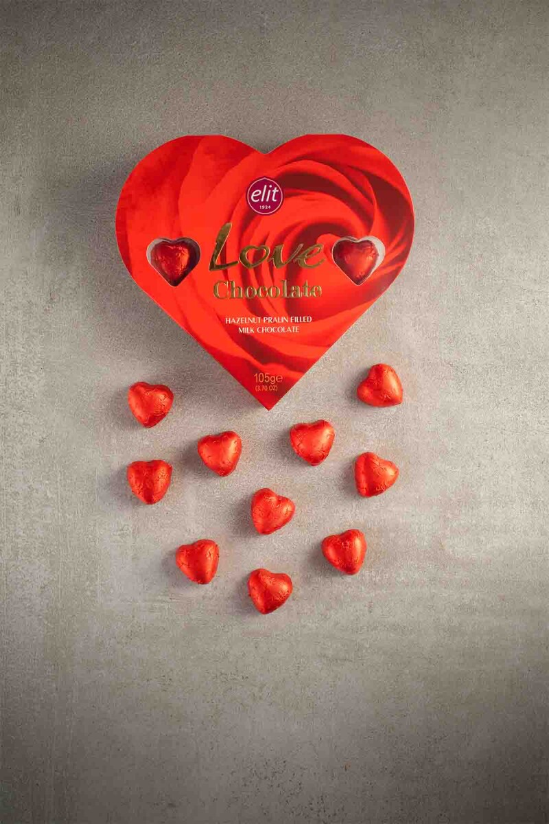 Spesiyal Sütlü Love Chocolate Sevgiliye Kalp Çikolata 105g Glutensiz - 4
